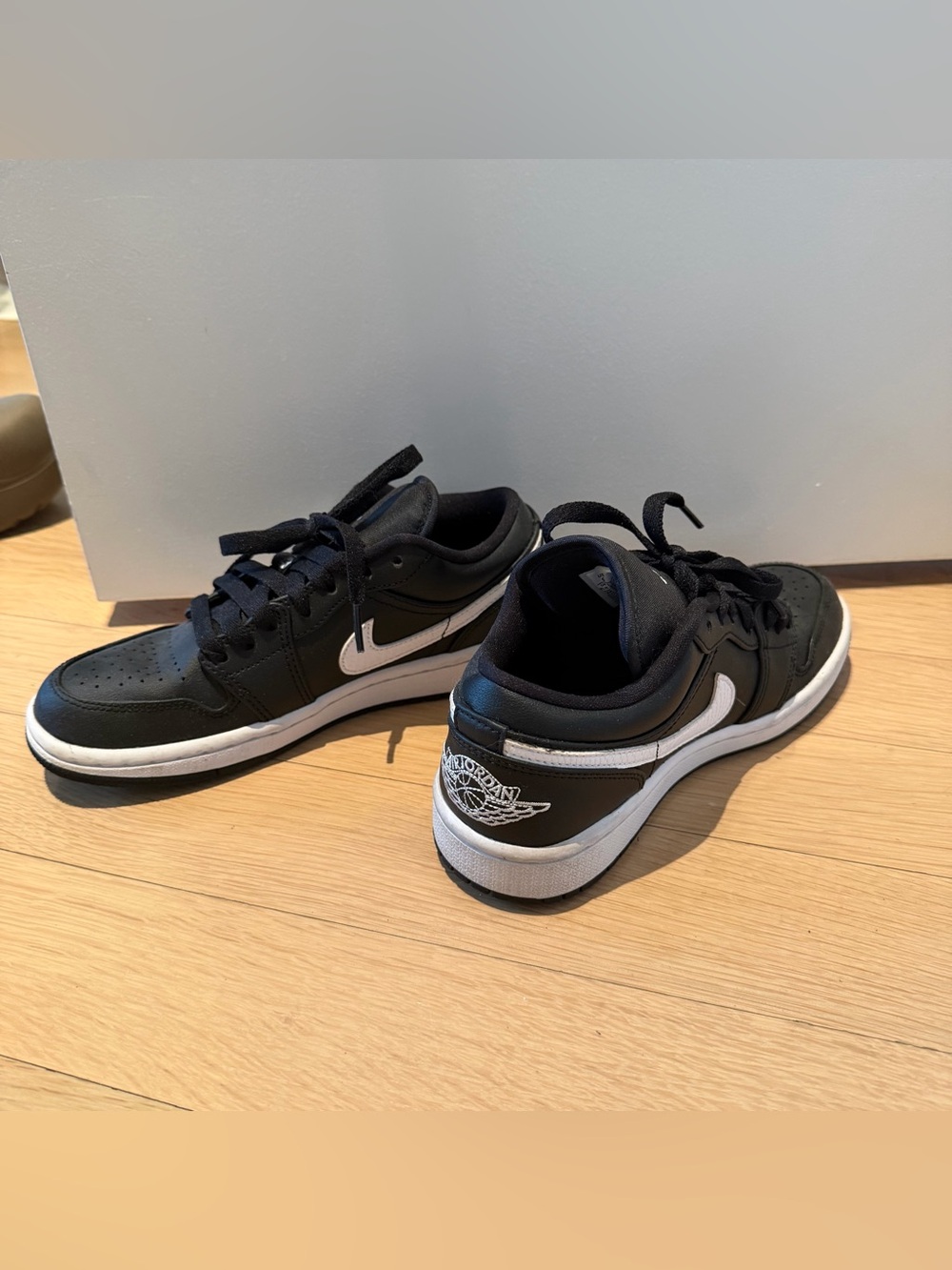 Jordan Low-Top Sneakers in Black and White